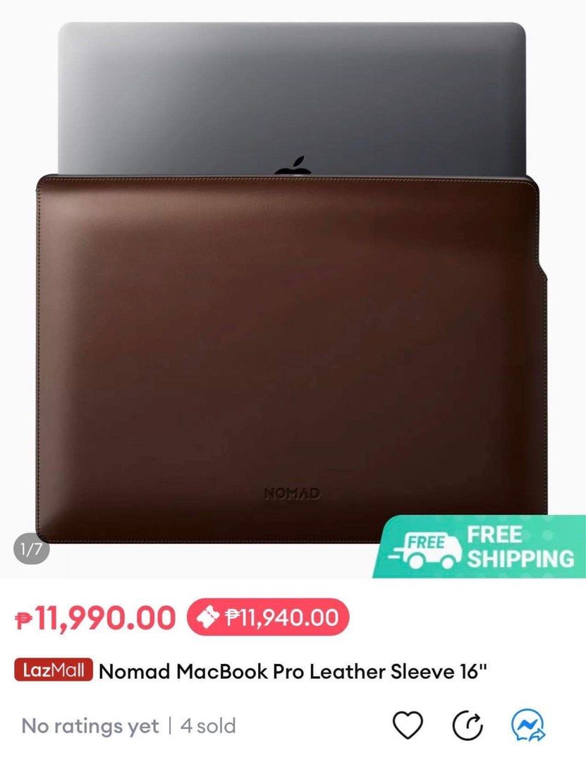Nomad Laptop sleeves (Category: Laptop Bags & Sleeves) located in Quezon City. Submitted by lovingmamaofone (Listing ID 1211894868, Image 2). Description: .