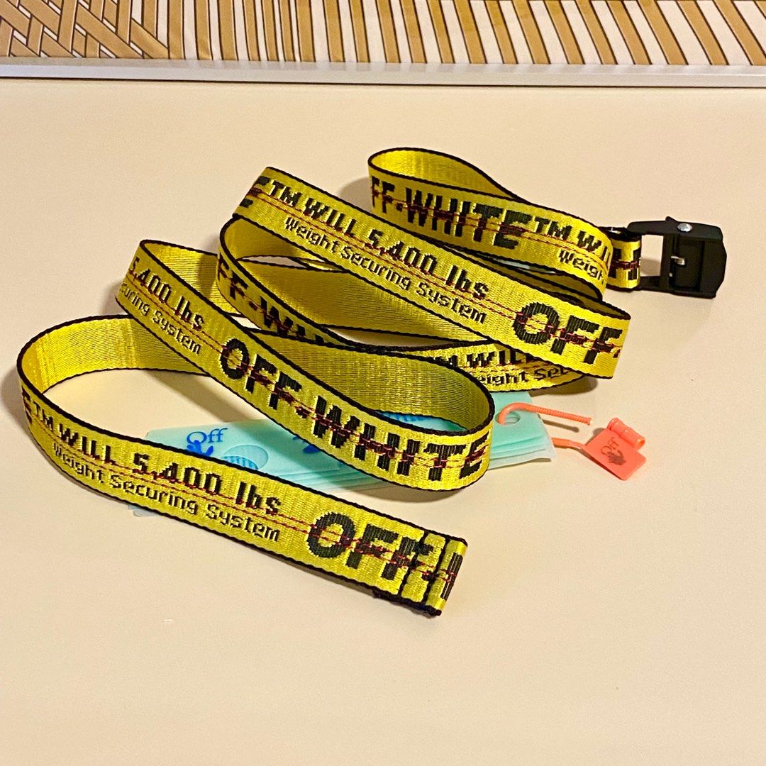Off white belt fake vs real discount