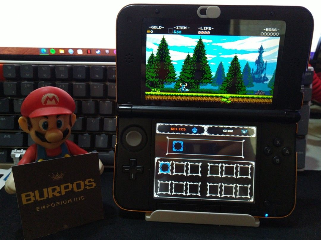 Nintendo 3DS XL (Black 32gb mem card, CFW w/many games) [Modded