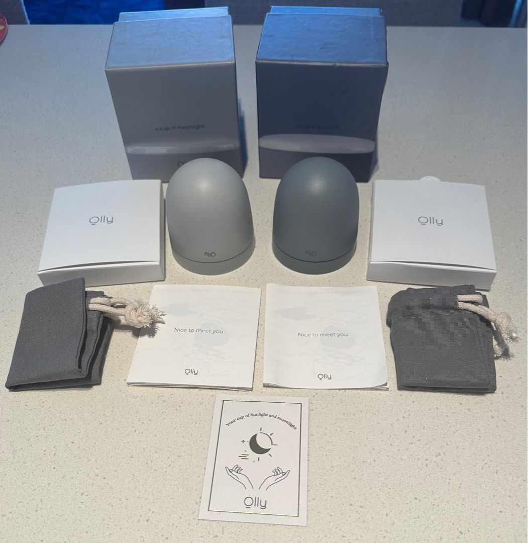 Olly Light Therapy Lamps Day (Sunlight) + Night (Moonlight), Health