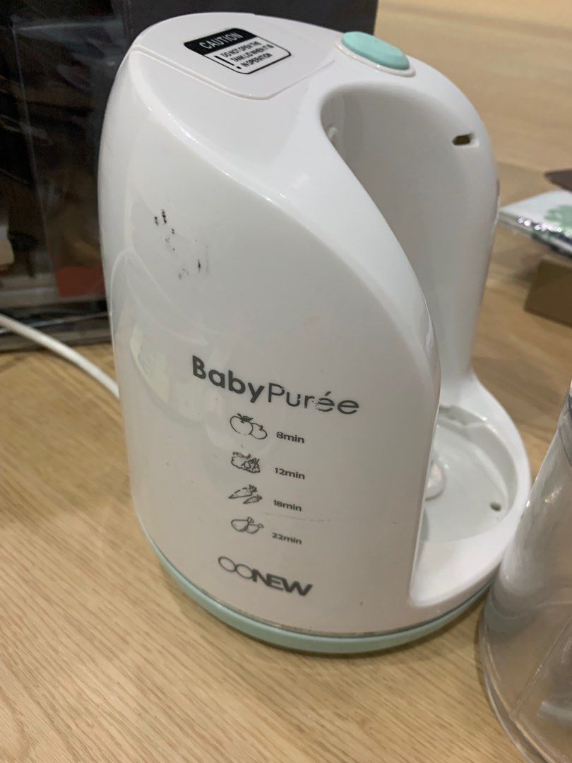 oonew petite food proccesor baby puree blender steam untuk mpasi anak