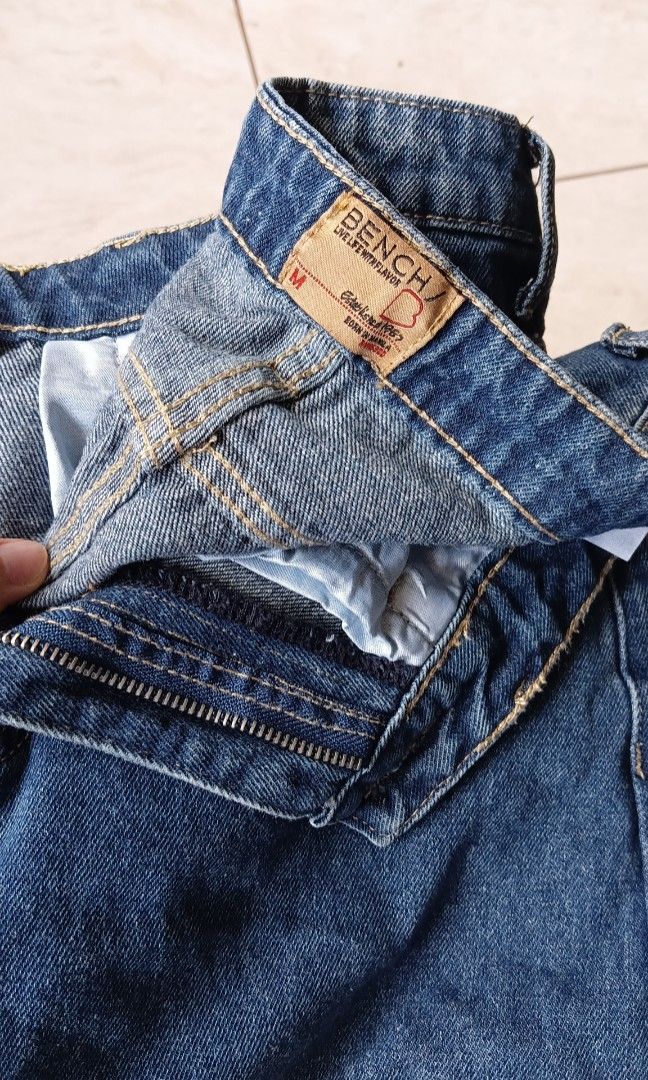 Original Bench baggy pants, Women's Fashion, Bottoms, Jeans on Carousell