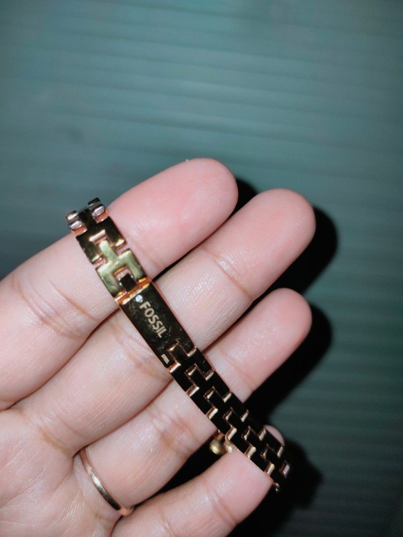Rose Gold-Tone Steel Bracelet - JF02983791 - Fossil