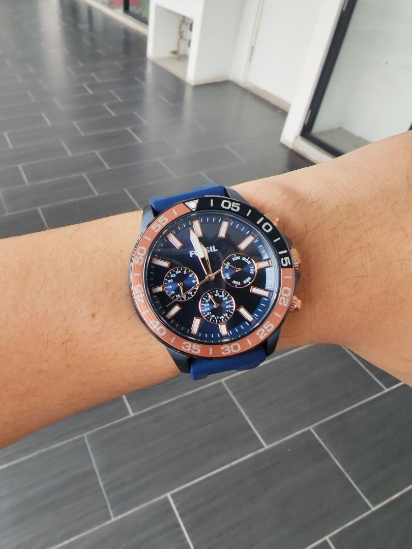 Original Fossil watch with 2 years warranty jam tangan fossil