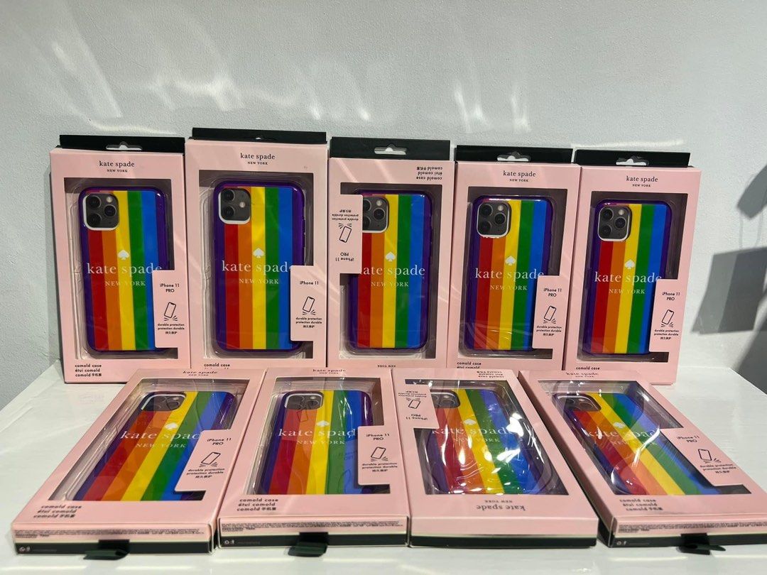 Original katexspade rainbow case iphone 11 pro (Category: Cases & Sleeves) located in San Fernando. Submitted by ThrifinityandBeyond (Listing ID 1212050829, Image 2). Description: Original.