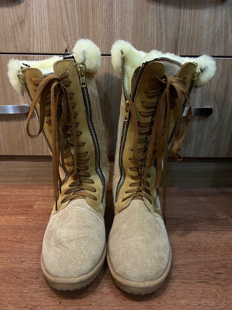 Originals UGG Australia Zip lace Long boots Women s Fashion