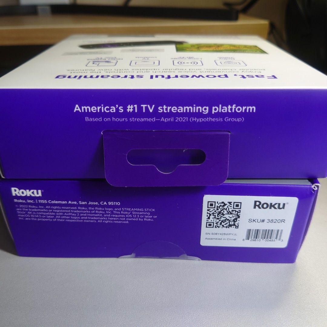 Original/Sealed Roku Streaming Stick 4K, TV & Home Appliances, TV ...