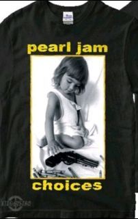 Vintage 90s USA Pearl Jam Choices grunge t-shirt L Jeremy tee Nice Man tag,  Men's Fashion, Tops & Sets, Tshirts & Polo Shirts on Carousell
