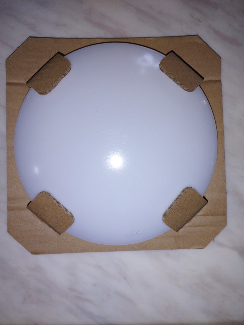 Leviton 10W LED Ceiling Utility Light – White Keyless Lampholder, 3-Pack, 120V, 9850