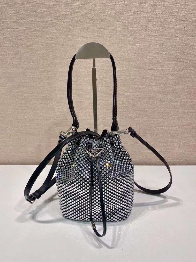 PO Prada bucket bag, Luxury, Bags & Wallets on Carousell