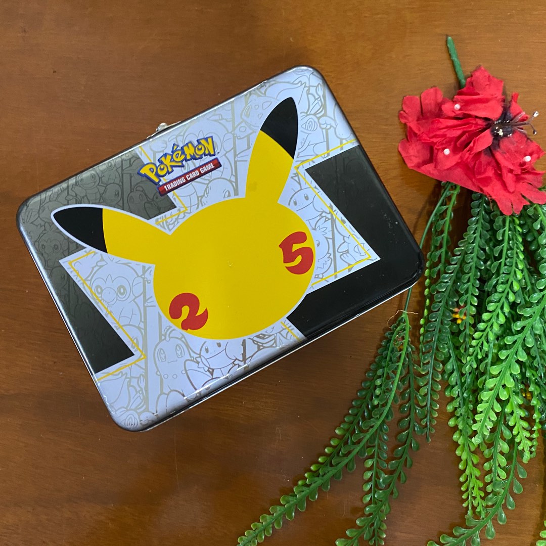 Pokémon trading card game metal box_ Pikachu metal box_ 比卡超铁盒, Hobbies