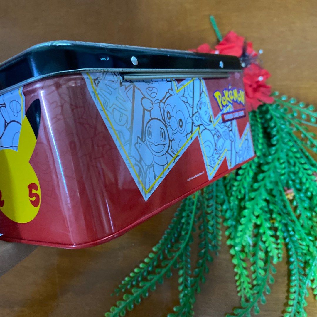 Pokémon trading card game metal box_ Pikachu metal box_ 比卡超铁盒, Hobbies
