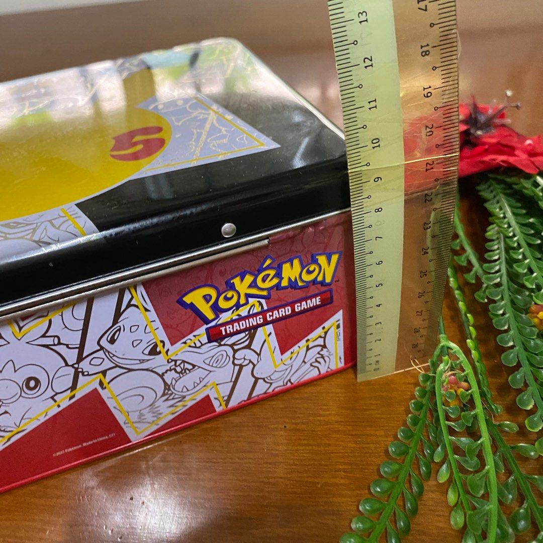 Pokémon trading card game metal box_ Pikachu metal box_ 比卡超铁盒, Hobbies