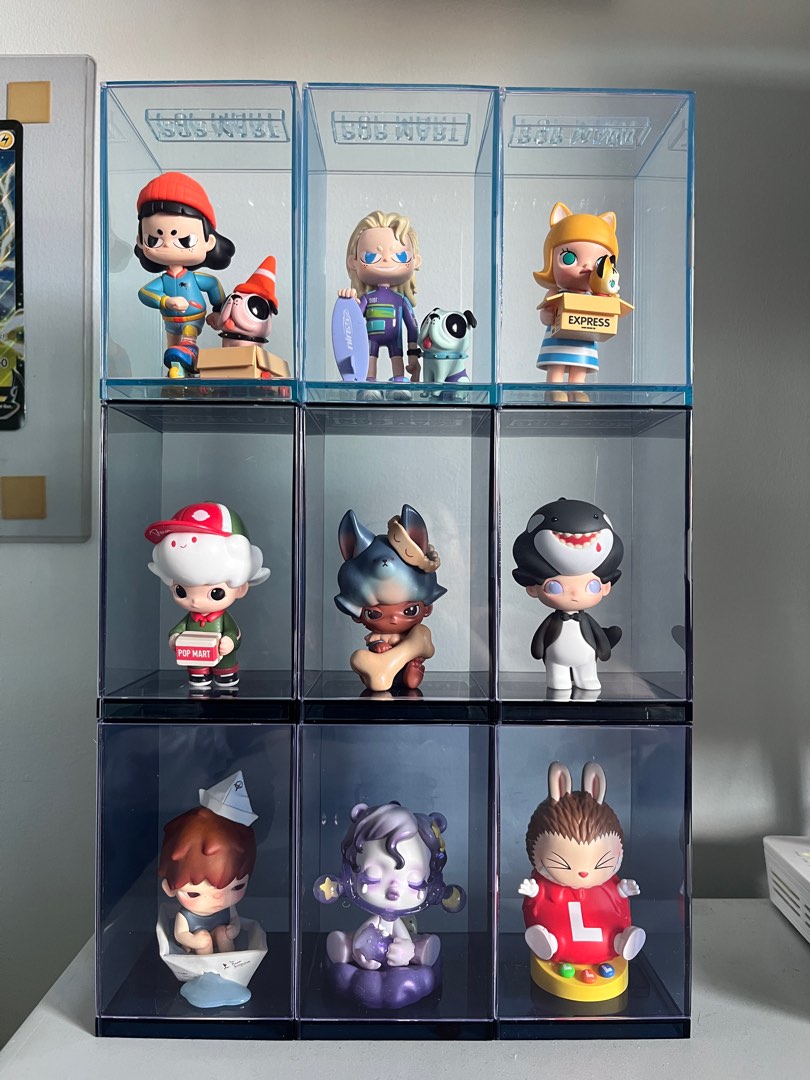 Mini Popmart Box Pop Mart Display Box, Hobbies & Toys, Toys & Games on Carousell