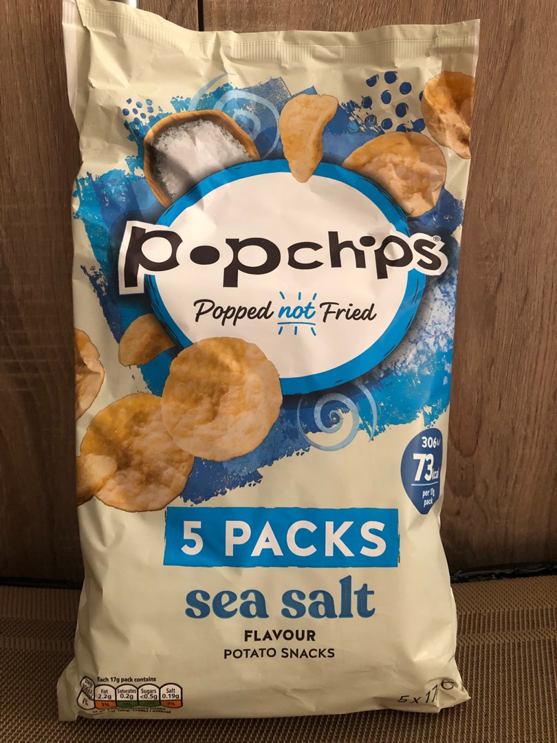 Popchips Sea Salt Flavor Potato Snacks, Food & Drinks, Other Food