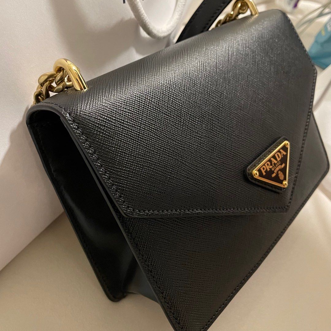 Prada Pattina in pelle saffiano