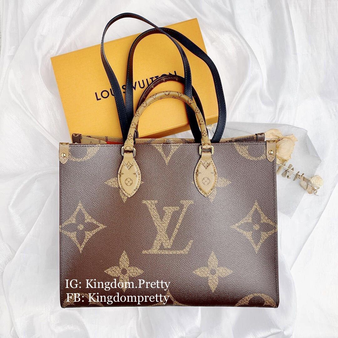 LV otg two-tone medium size, Luxury, Bags & Wallets on Carousell
