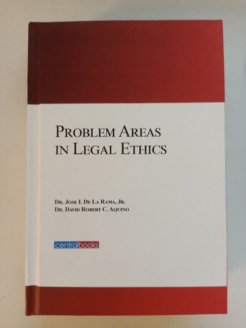 Problem Areas in Legal Ethics (2021) by Aquino, Hobbies & Toys, Books