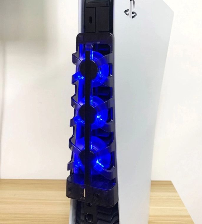 PS5 Optical Drive Version Game Console Cooling Fan PS5 Host Rear Blu