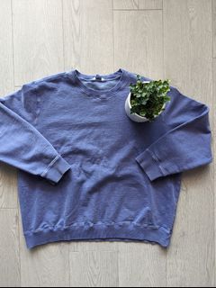 PURPLE BASIC VINTAGE CREWNECK SWEATSHIRT