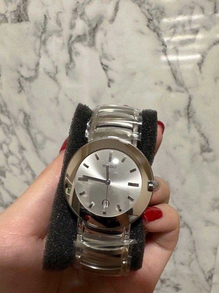 Rado watch clearance silver price