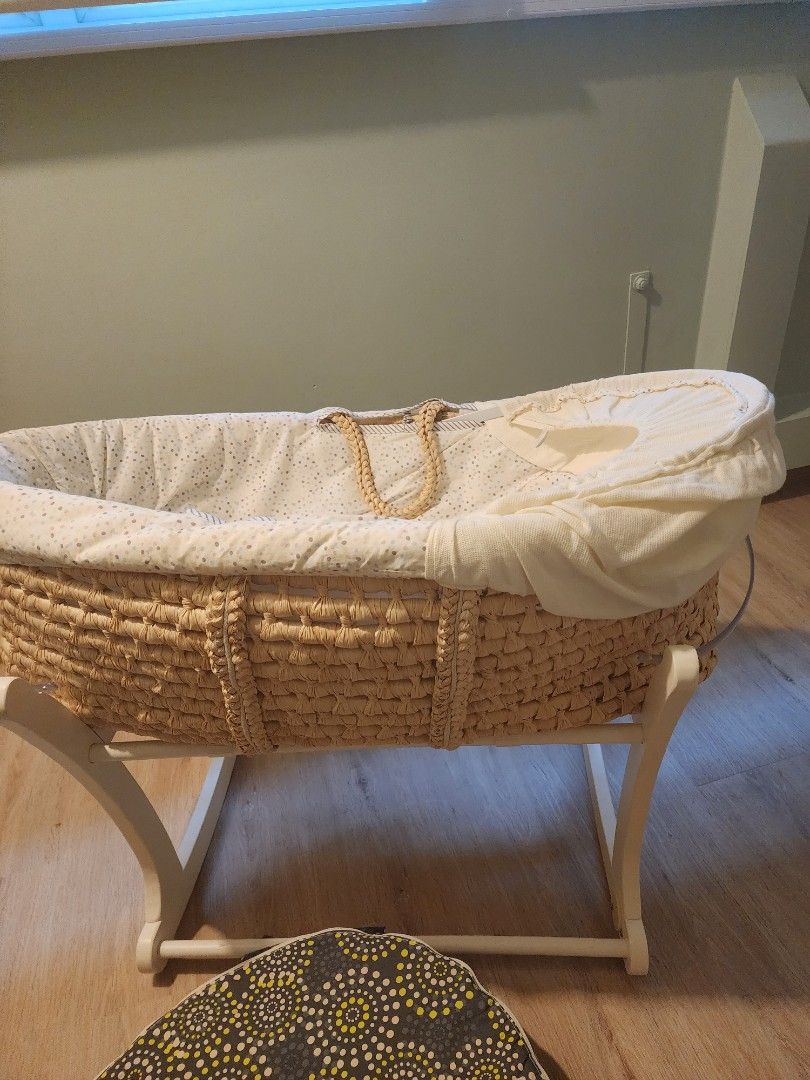 Rattan Basket babycot, Babies & Kids, Infant Playtime on Carousell