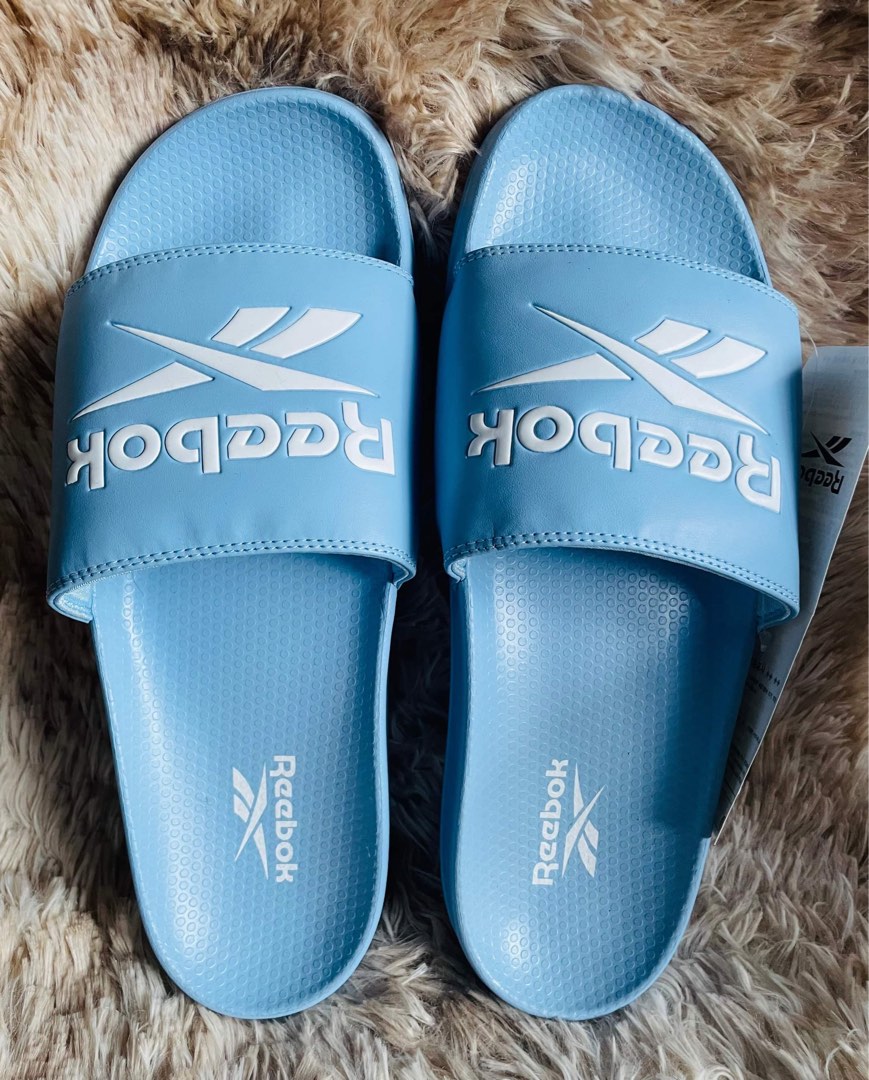 Reebok slides, Men's Fashion, Footwear, Slippers & Slides on Carousell