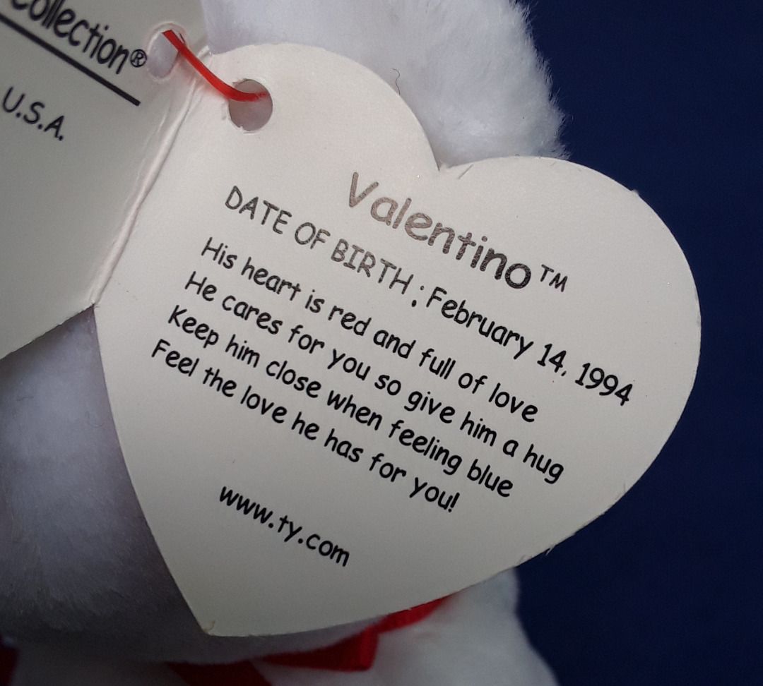 Valentino beanie baby errors 2025