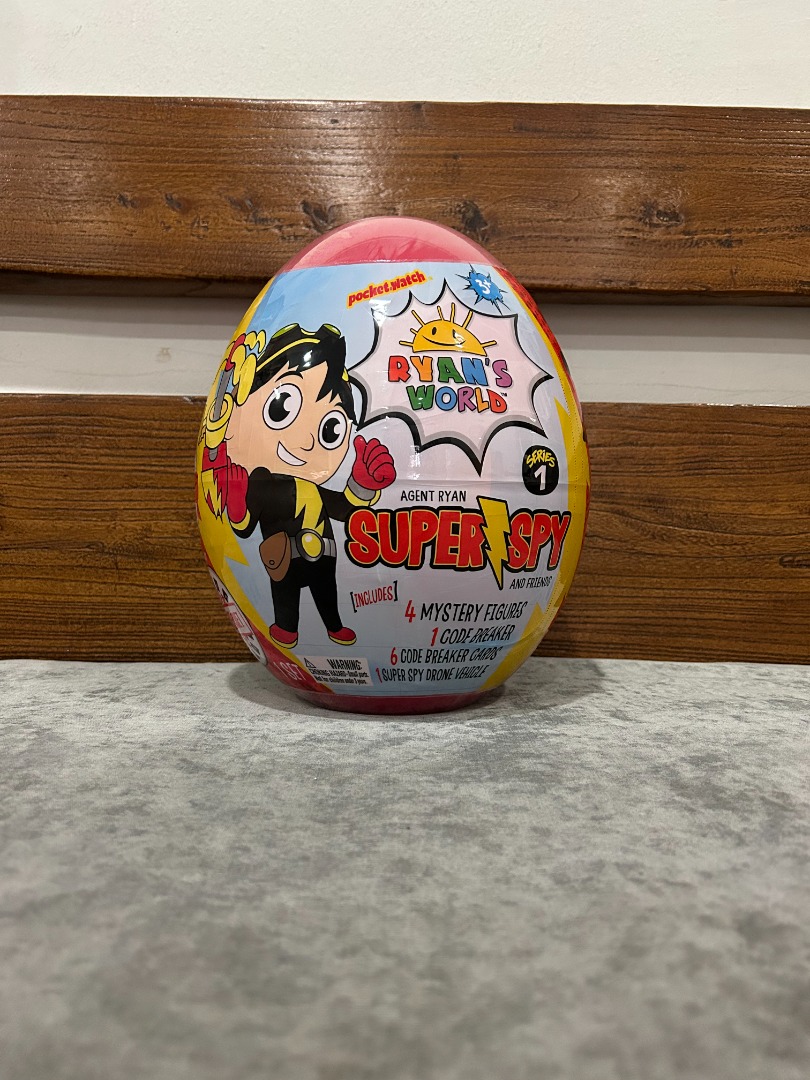 Ryan s World Super Spy Ryan s Giant Egg Full of Secret Surprises