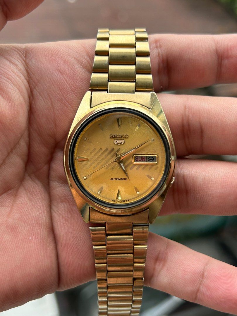 SEIKO GOLD PLATED, Men's Fashion, Watches & Accessories, Watches on  Carousell