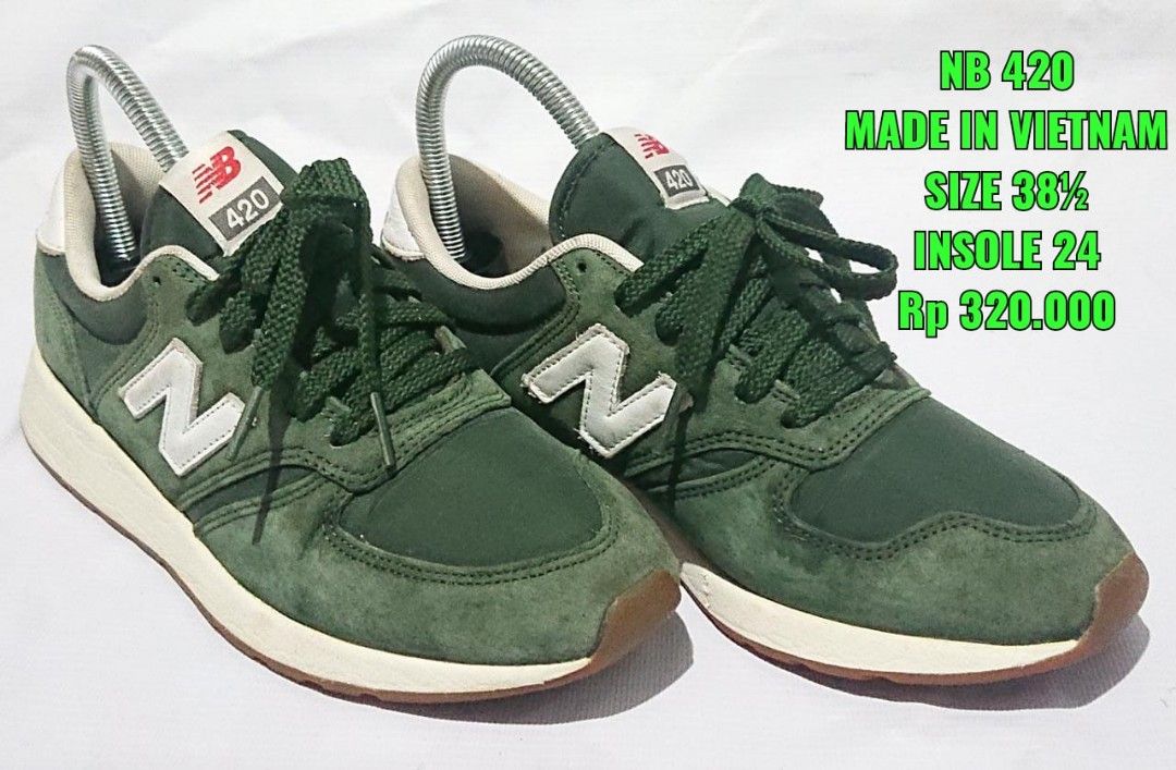 SEPATU NB 420 SECOND BRAND MRL420SF Fesyen Pria Sepatu Sneakers di Carousell