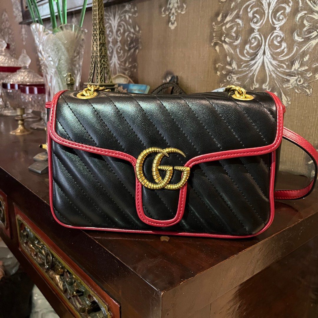 Tas gucci free box, Fesyen Wanita, Tas & Dompet di Carousell