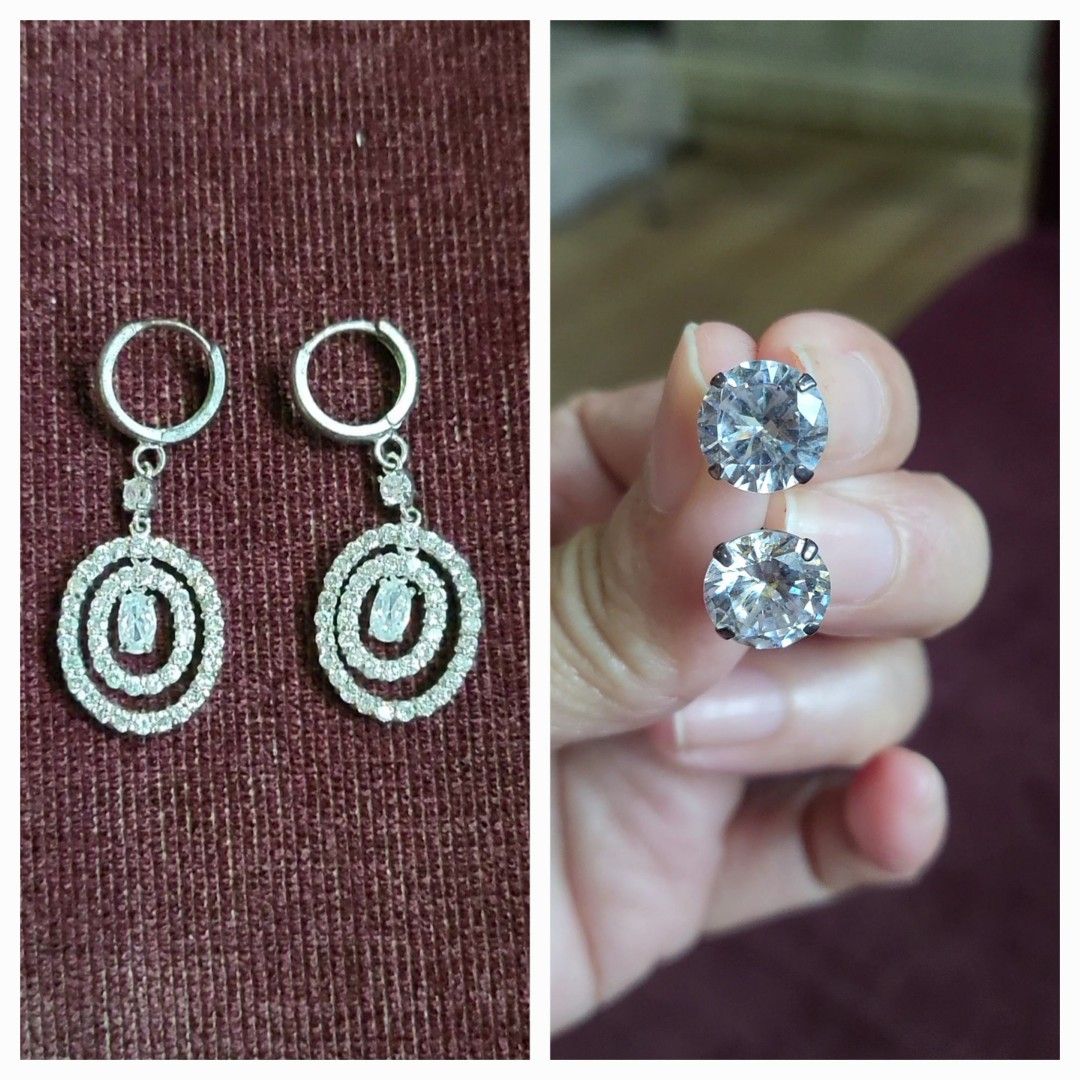 Silver 925 earrings swipe for pics. Price from RM20