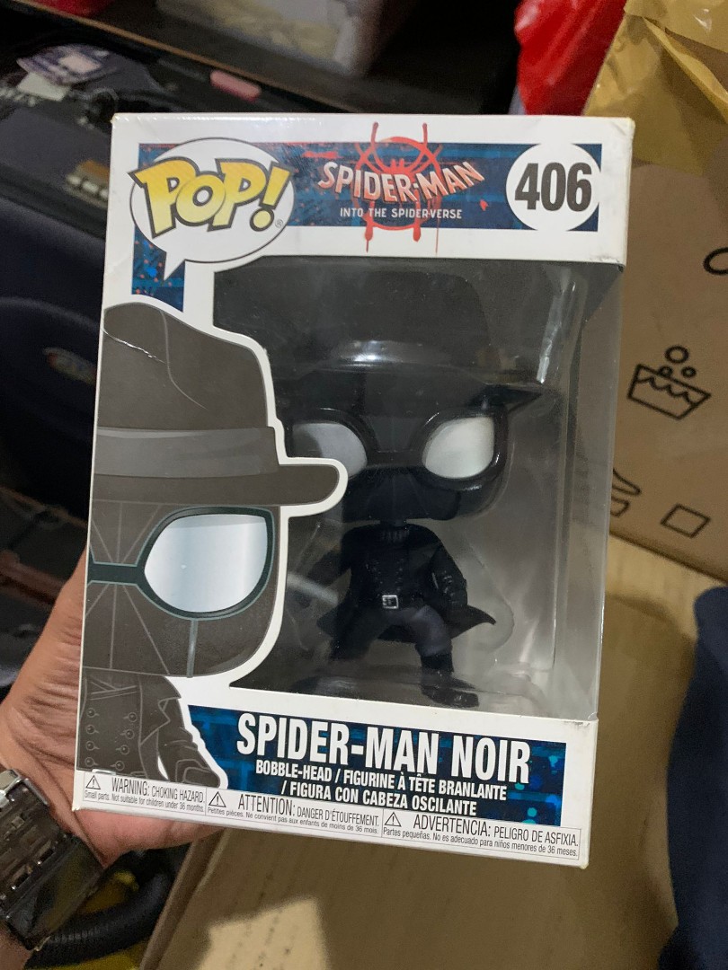 Spider-man noir funko pops, Hobbies & Toys, Toys & Games on Carousell