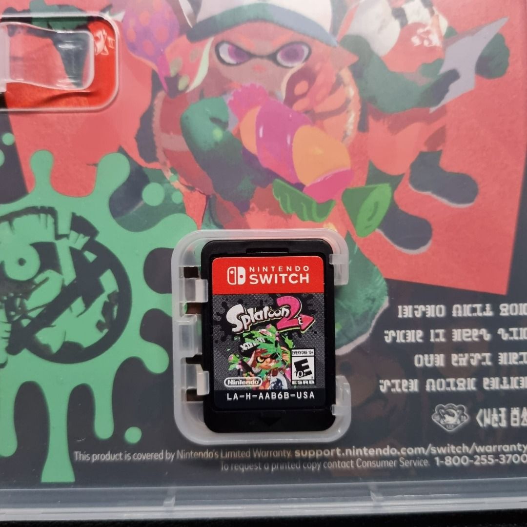 Splatoon 2 Switch Game Physical Card Nintendo