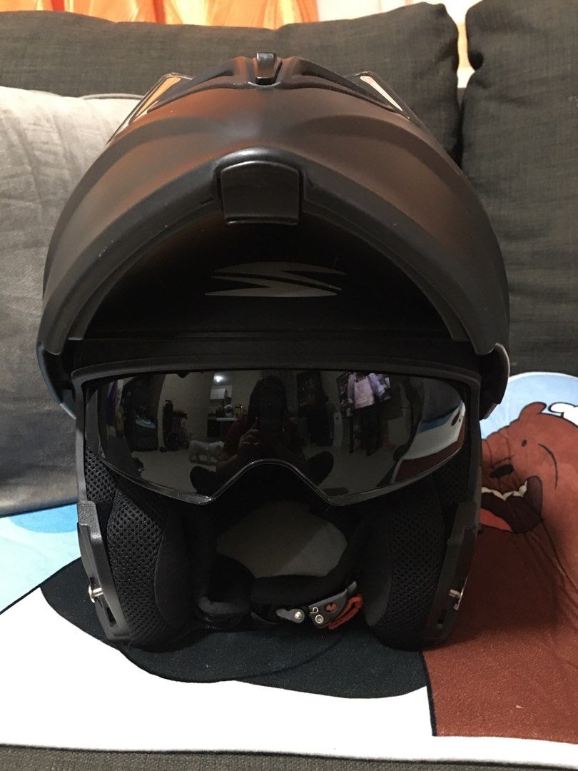 Spyder Rover Helmet Modular 2nd hand, Motorbikes, Motorbike Parts