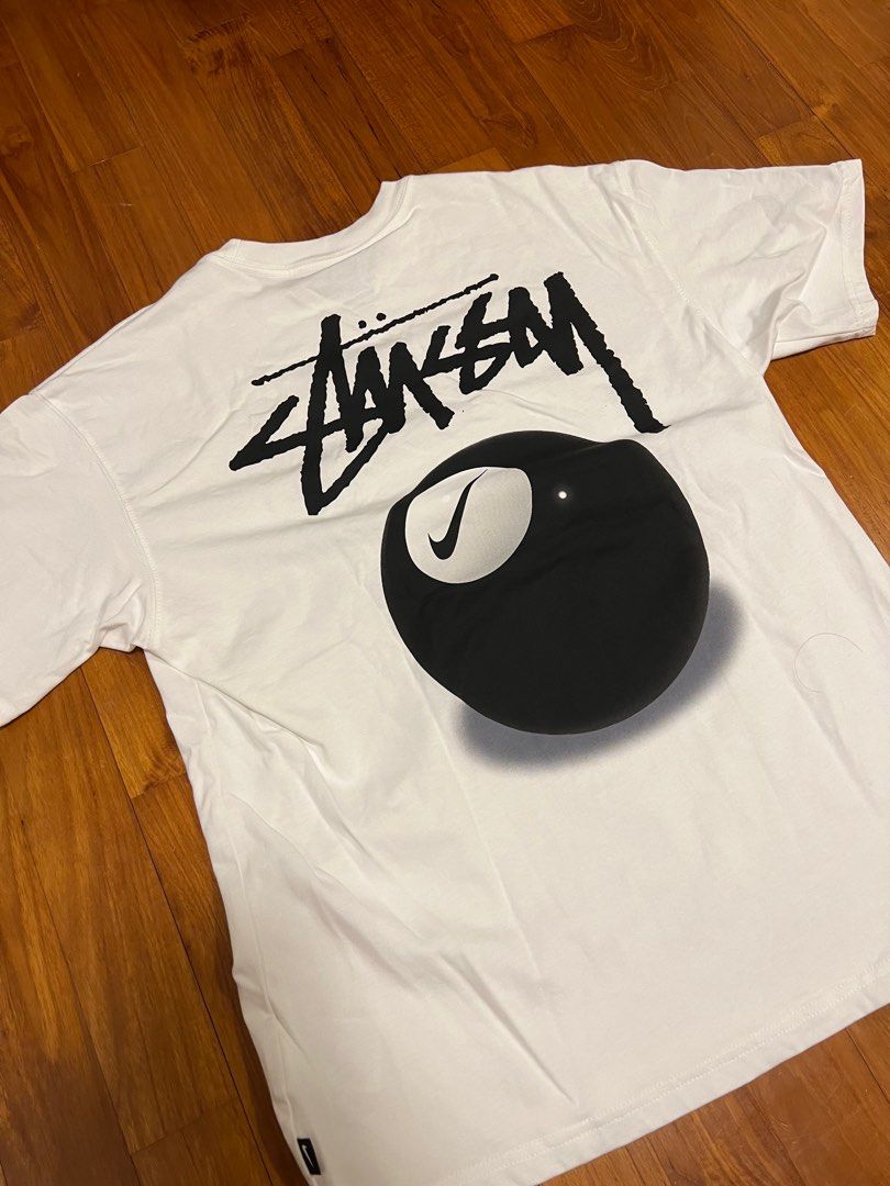 Stussy × Nike SS 8 Ball T-Shirt White www.krzysztofbialy.com