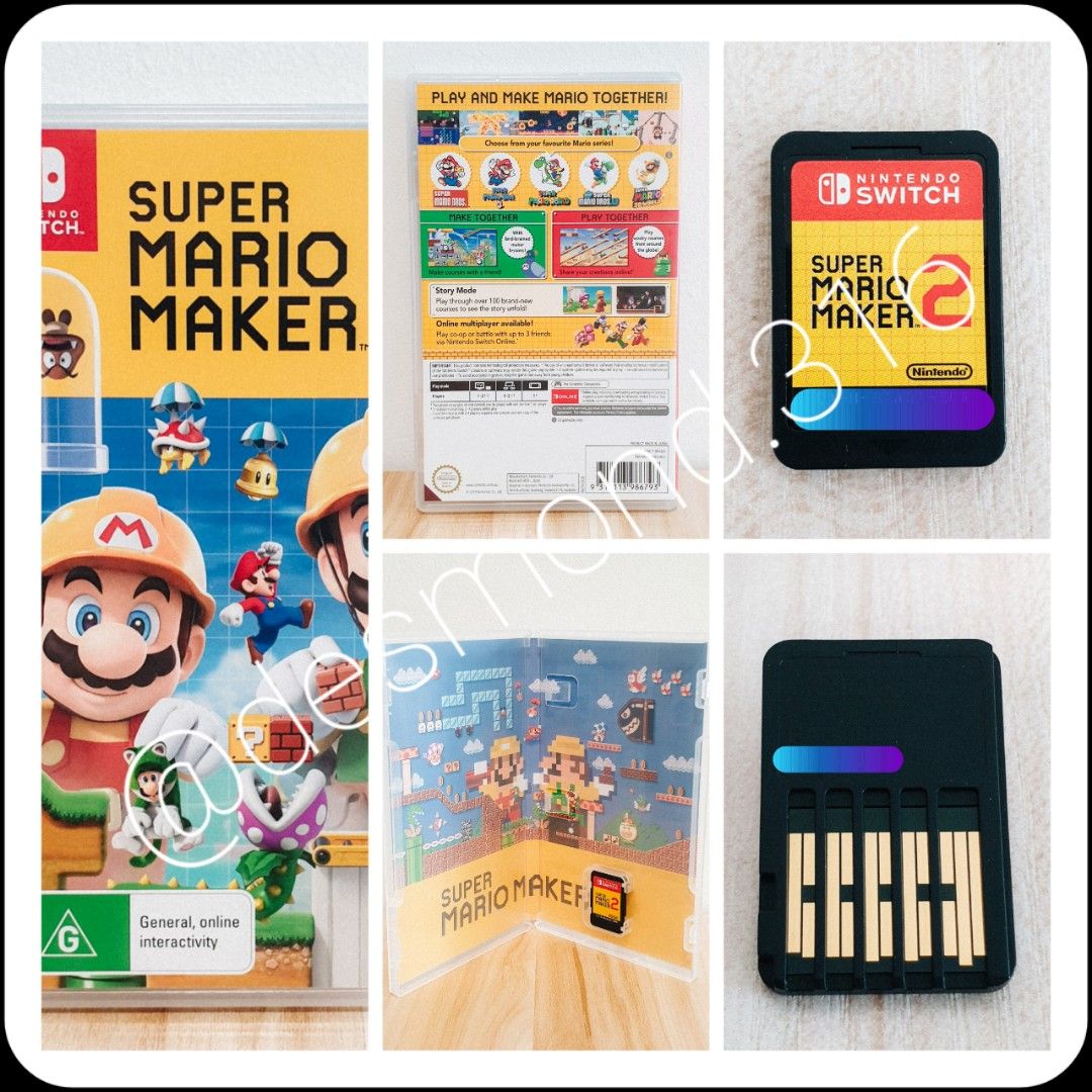 Nintendo switch super mario maker 2 bundle hotsell