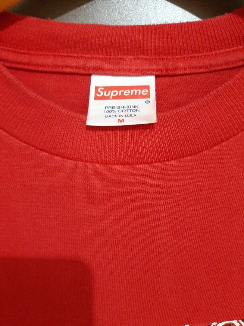 2001 Supreme White/Red Paisley Box Logo