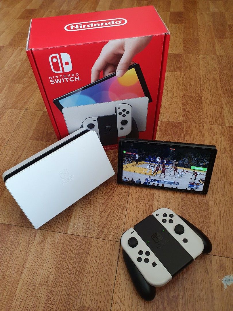 Switch Oled (like new) (Category: Nintendo) located in Manila. Submitted by kiddgamer (Listing ID 1212045568, Image 1). Description: 🔥Switch Oled (Mint Condition) 15,500 only🔥 Complete accessories with 1 game Can be picked up or delivered thru Lbc Grab or Lalamove Check my feedback for confidence in buying..