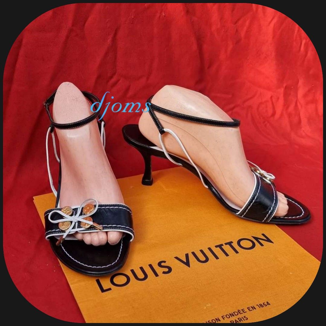 Louis Vuitton, Shoes, Louis Vuitton Sz 39 2 Strappy Sandals Bronze Brown