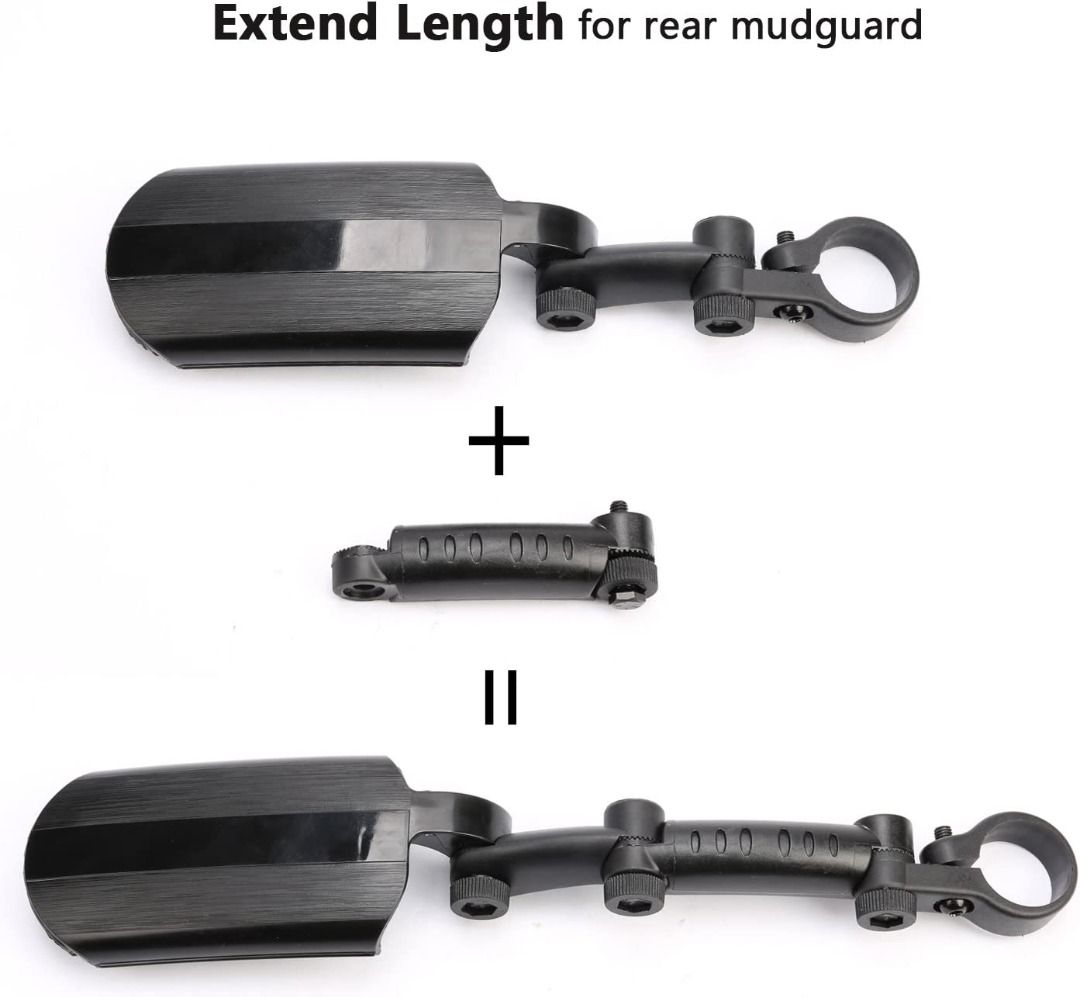 TAGVO Bike Mudguard Retractable Bicycle Fenders Set Mountain Bike