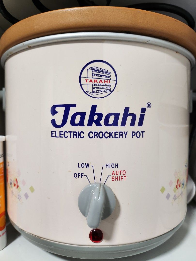 Takahi Electric Crockery Pot Slow Cooker, TV & Home Appliances, Kitchen