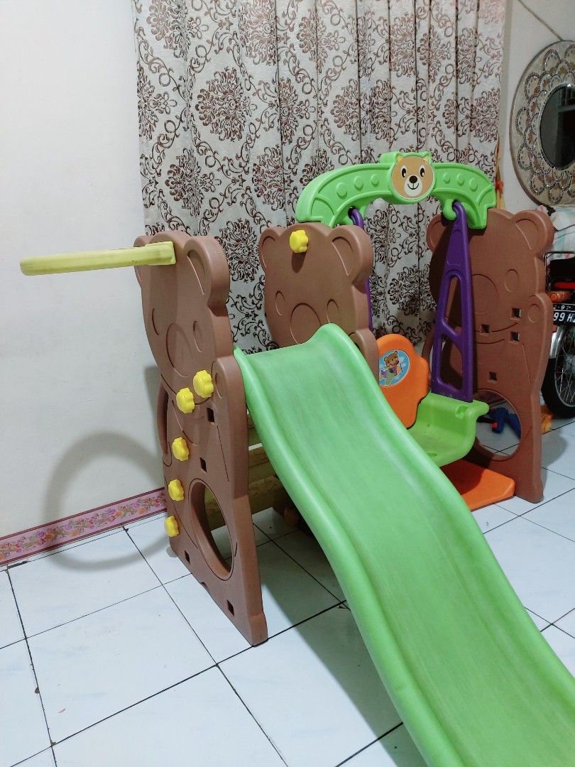 Tobebe jumbo bear slide & swing set Ayunan & Prosotan anak, Babies