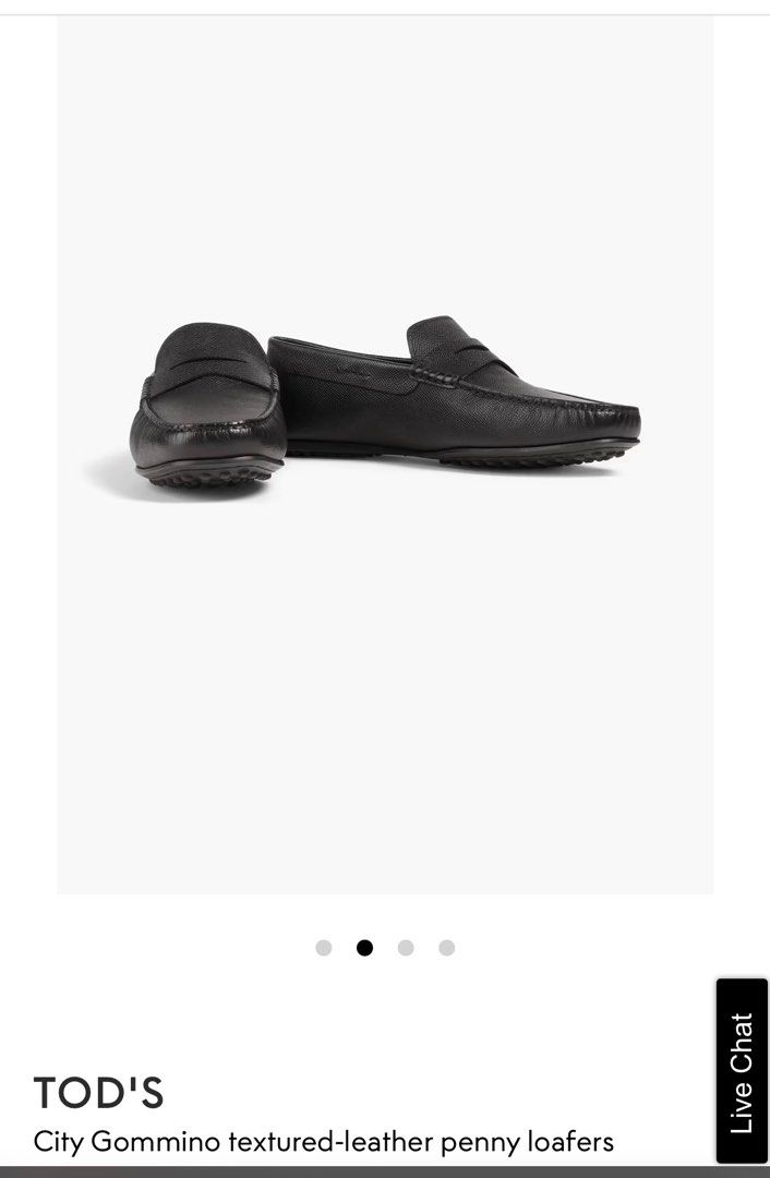 Fire sale Tod s City Gommino textured leather penny loafers