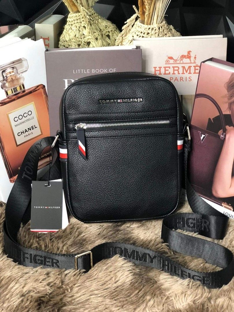Tommy Hilfiger sling bag, Men's Fashion, Bags, Sling Bags on Carousell