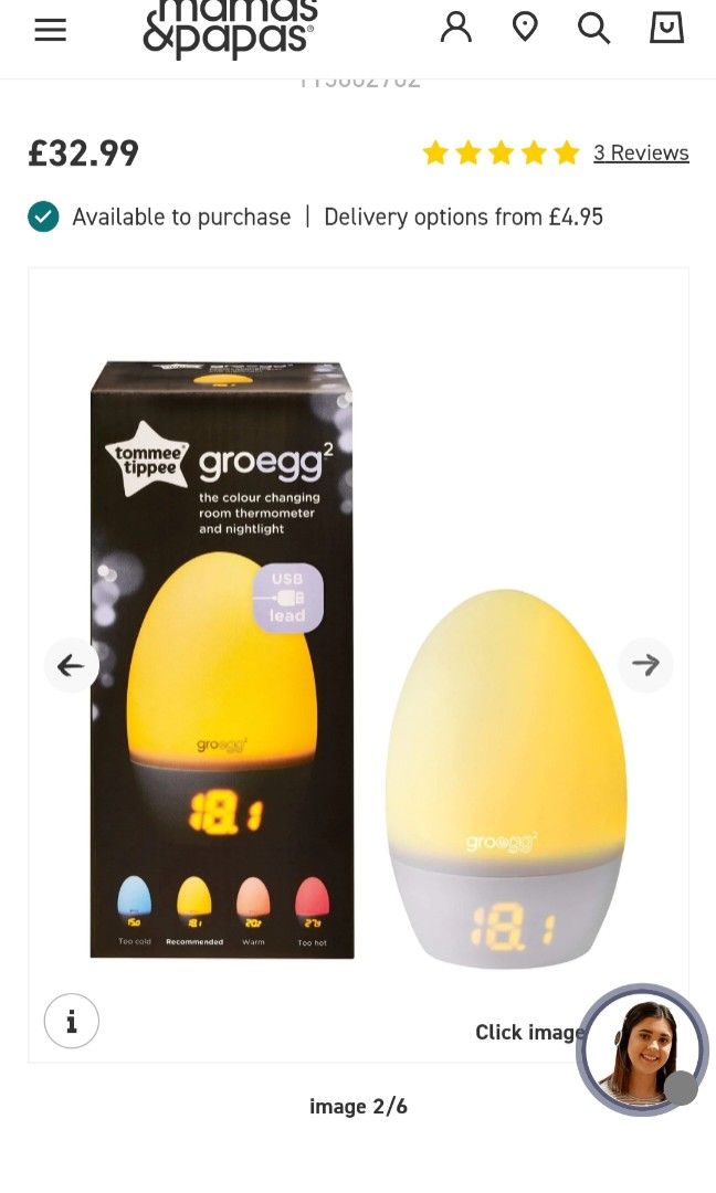 Gro store egg thermometer