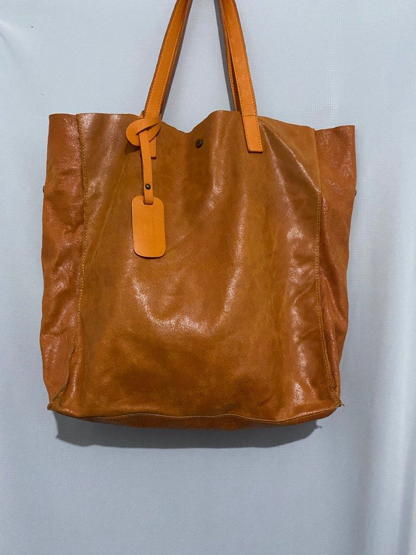 Tote Bag Vera Pelle Kulit Asli