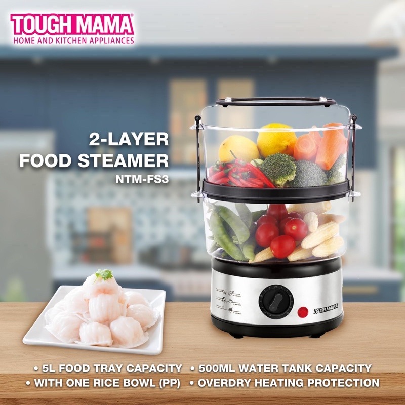 tough mama 2 layer steamer, TV & Home Appliances, Irons & Steamers on ...