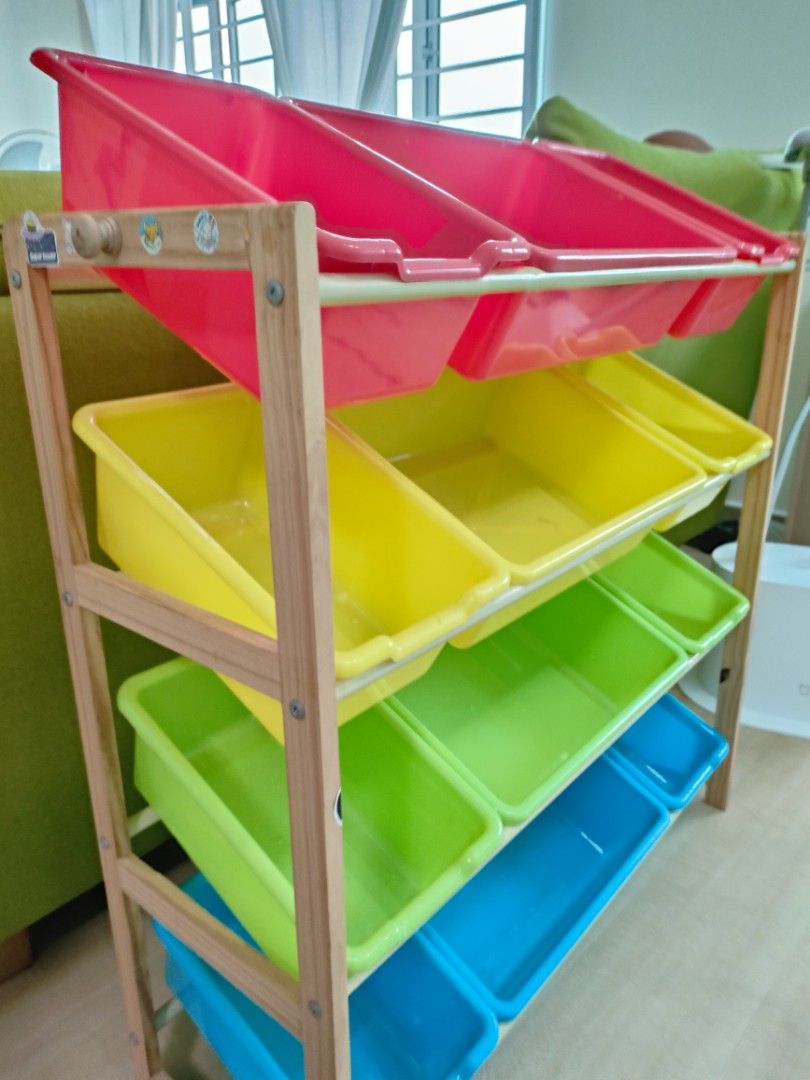 Toy Storage Box 4tiers toy rack, Babies & Kids, Baby Nursery & Kids